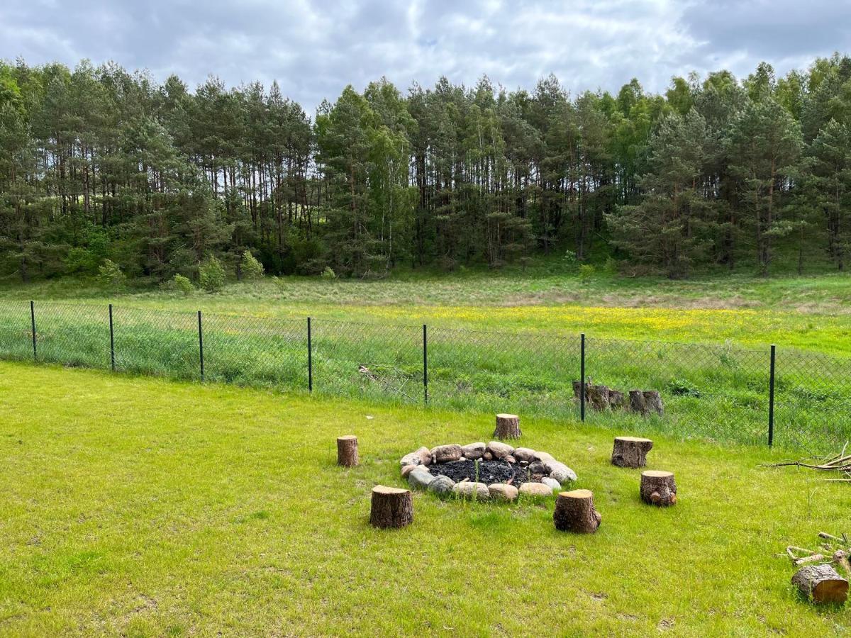 Cosy Cabin - Domek Na Kaszubach Z Sauna, Balia I Basenem Stara Sikorska Huta Eksteriør bilde
