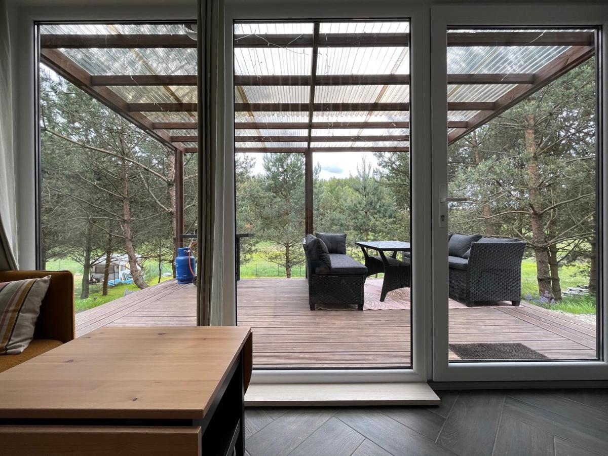 Cosy Cabin - Domek Na Kaszubach Z Sauna, Balia I Basenem Stara Sikorska Huta Eksteriør bilde