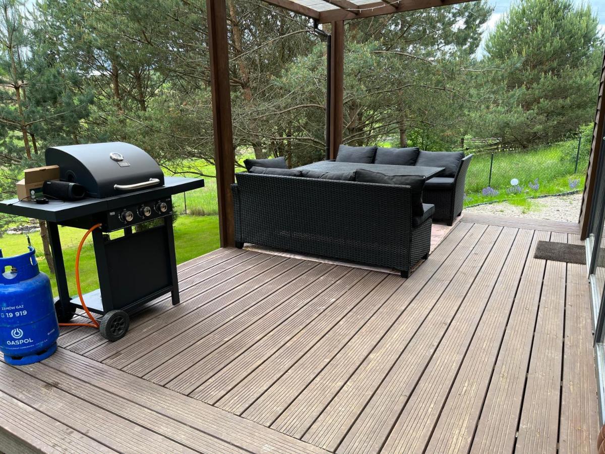 Cosy Cabin - Domek Na Kaszubach Z Sauna, Balia I Basenem Stara Sikorska Huta Eksteriør bilde