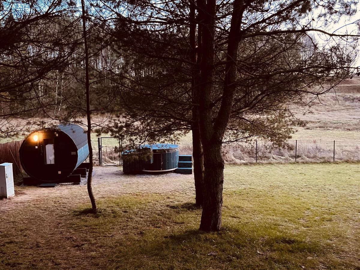 Cosy Cabin - Domek Na Kaszubach Z Sauna, Balia I Basenem Stara Sikorska Huta Eksteriør bilde
