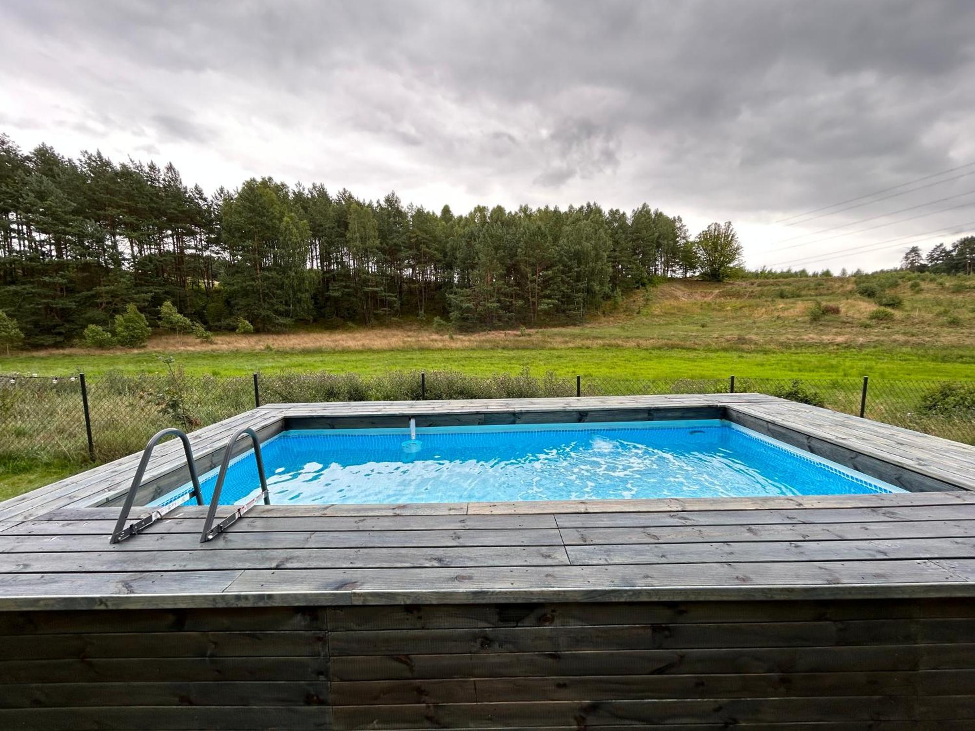 Cosy Cabin - Domek Na Kaszubach Z Sauna, Balia I Basenem Stara Sikorska Huta Eksteriør bilde